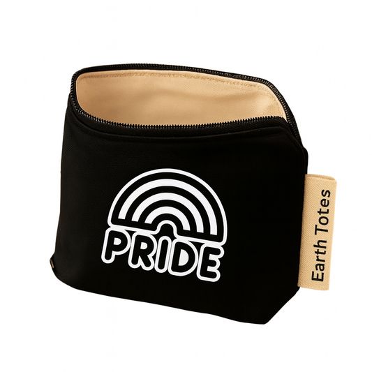 sustainable Earth Totes PRIDE toiletry bag