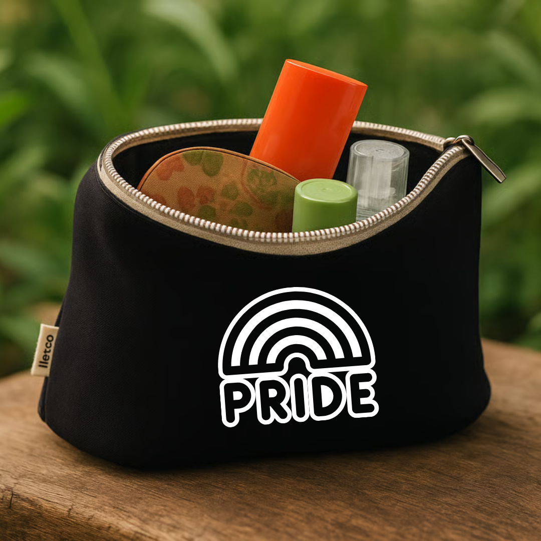 pride sustainable cotton Earth Totes toiletry bag