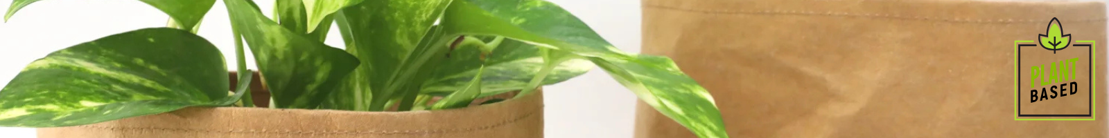 washable paper pot holders with plantbased logo next