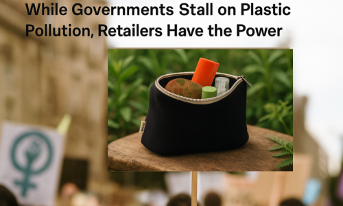image of Earth Totes toiletries bag w text While Governments Stall on Plastic Pollution, Retailers Have The Power