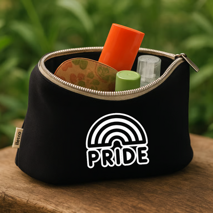 pride sustainable cotton Earth Totes toiletry bag