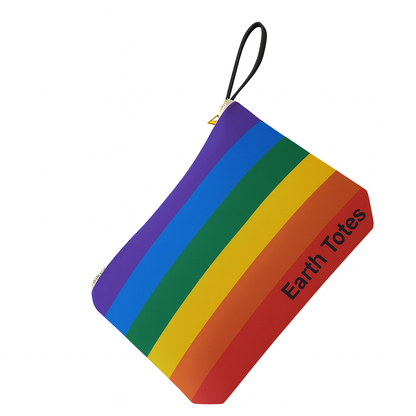 Rainbow pouch with string bag folded all inside