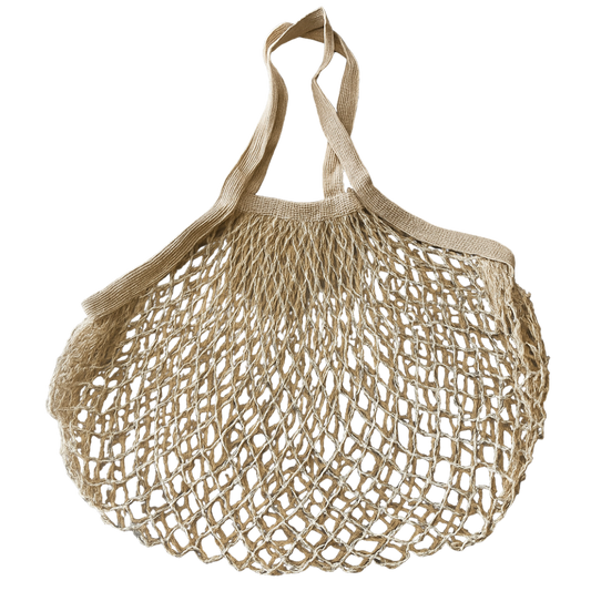 ANNIE bag string mesh net beige