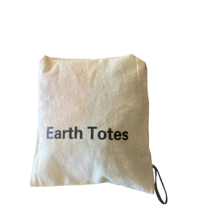 Organic Cotton Net Mesh Bag Black Earth Totes